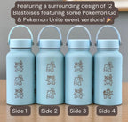 Blastoise Tumbler Engraved Water Bottle, Sunglass Glasses Blastoise & Unite Firefighter Costume, Flask Thermos Coffee Travel Mug Fan Gift