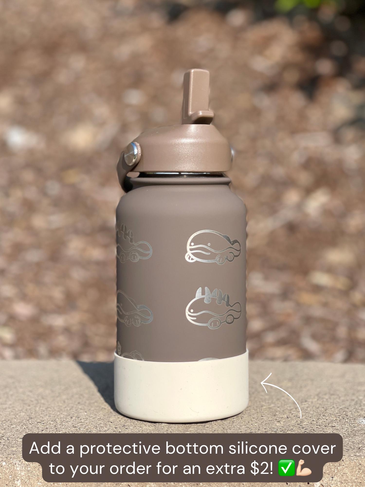Clodsire Paldean Wooper Water Bottle Engraved Coffee Tumbler with Sleeping Clodsire, Waterbottle Travel Mug Anime Fan Birthday Gift