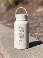 Ninetales Water Bottle Engraved Coffee Tumbler with Sleeping Ninetales, Gamer Anime Fan Waterbottle Travel Mug Thermos Birthday Gift