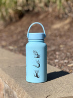 Dratini Dragonair Water Bottle, Laser Engraved Coffee Tumbler with Sleeping Dratini, Anime Dragonite Fan Waterbottle Birthday Gift