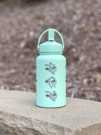 Flygon Water Bottle Engraved Coffee Tumbler with Tera Flygon Ex, Dragon Waterbottle Travel Mug Thermos Flask Gamer Birthday Gift
