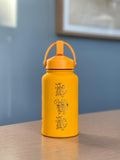Dragonite Water Bottle with Mega Dragonite, Engraved Coffee Tumbler, Glasses & Unite Gardening Style Costume Waterbottle, Anime Fan Gift
