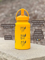Raichu Water Bottle Tumbler with Alolan Raichu, Engraved Coffee Travel Mug Straw Waterbottle, Cute Anime Fan Pikachu Birthday Gift