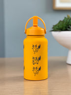 Raichu Water Bottle Tumbler with Alolan Raichu, Engraved Coffee Travel Mug Straw Waterbottle, Cute Anime Fan Pikachu Birthday Gift