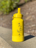 Ampharos Water Bottle Engraved Coffee Tumbler, Mega Ampharos & Scooter Hat Waterbottle Thermos Flask, Electric Johto Anime Fan Birthday Gift
