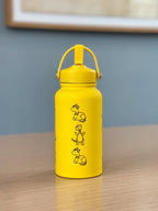 Ampharos Water Bottle Engraved Coffee Tumbler, Mega Ampharos & Scooter Hat Waterbottle Thermos Flask, Electric Johto Anime Fan Birthday Gift
