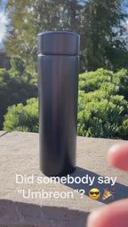 Umbreon coffee tumbler with tea infuser, umbreon espeon travel mug set, cute eevee evolution eeveelutions waterbottle thermos gift