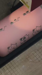 Jigglypuff Waterbottle Coffee Tumbler with Mic Singing and Angry Jigglypuff with Marker, Funny Cute Anime Travel Mug Cup Birthday Gifts