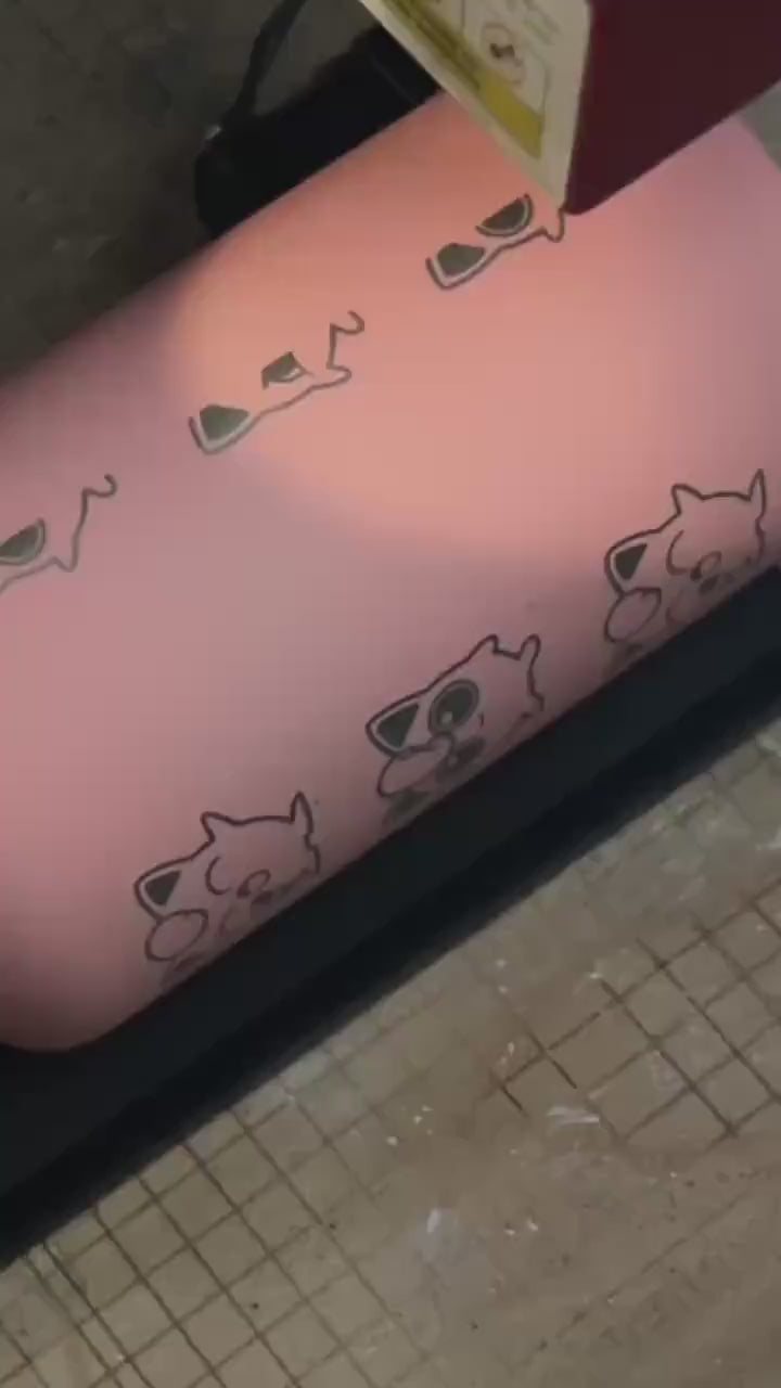 Jigglypuff Waterbottle Coffee Tumbler with Mic Singing and Angry Jigglypuff with Marker, Funny Cute Anime Travel Mug Cup Birthday Gifts