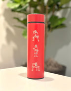 Luffy One Piece Coffee Tumbler with Tea Infuser Water Bottle, Gomu Gomu no Mi